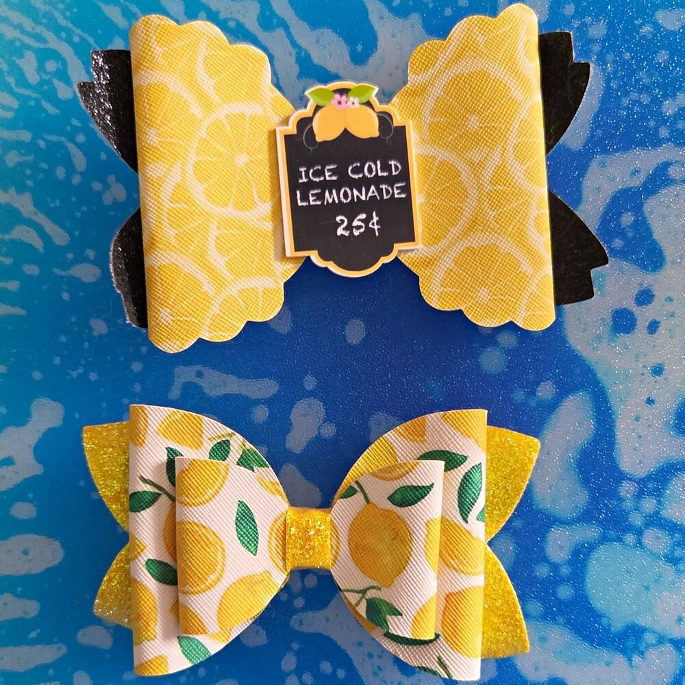 Custom LEMONADE & HANDMADE Hair Bows